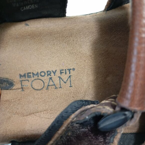 Dr. Scholls Mens Camden Brown Leather Sandals Open-Toe Comfort Fit Size 13M - Picture 8 of 11